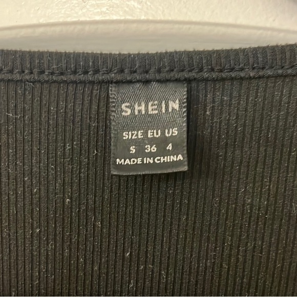 SHEIN Black and Brown Long Sleeve Crop Tops Set - Picture 3 of 5